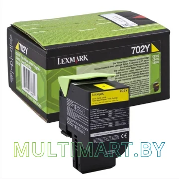 Картридж Lexmark 702Y (70C20Y0) картинка 2